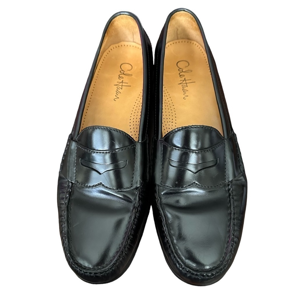 Mens Cole Haan Pinch Black Loafers 11 1/2 D Great Condition